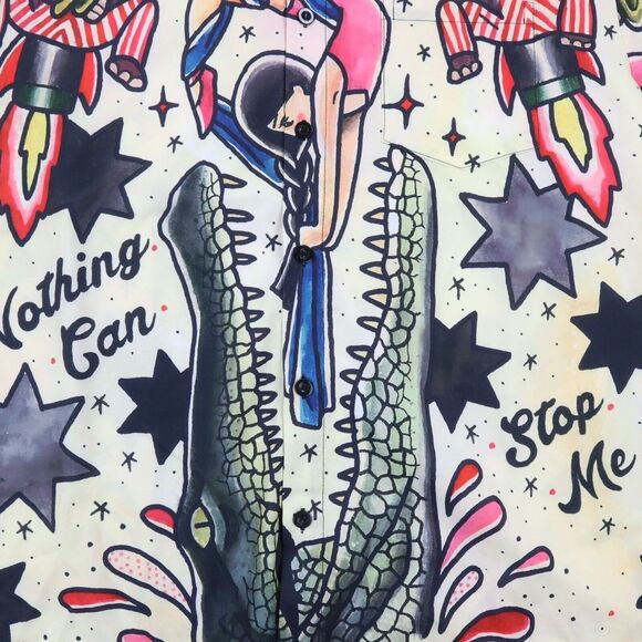 Hardaddy Nothing Can Stop Me Circus Monkey Performer Shirt Men's M Medium Hardad - Picture 3 of 5